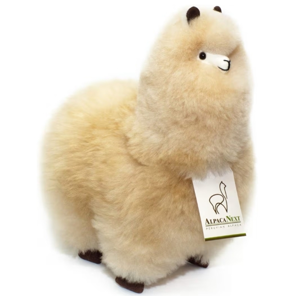 AlpacaNet Tan Plush Alpaca Toy